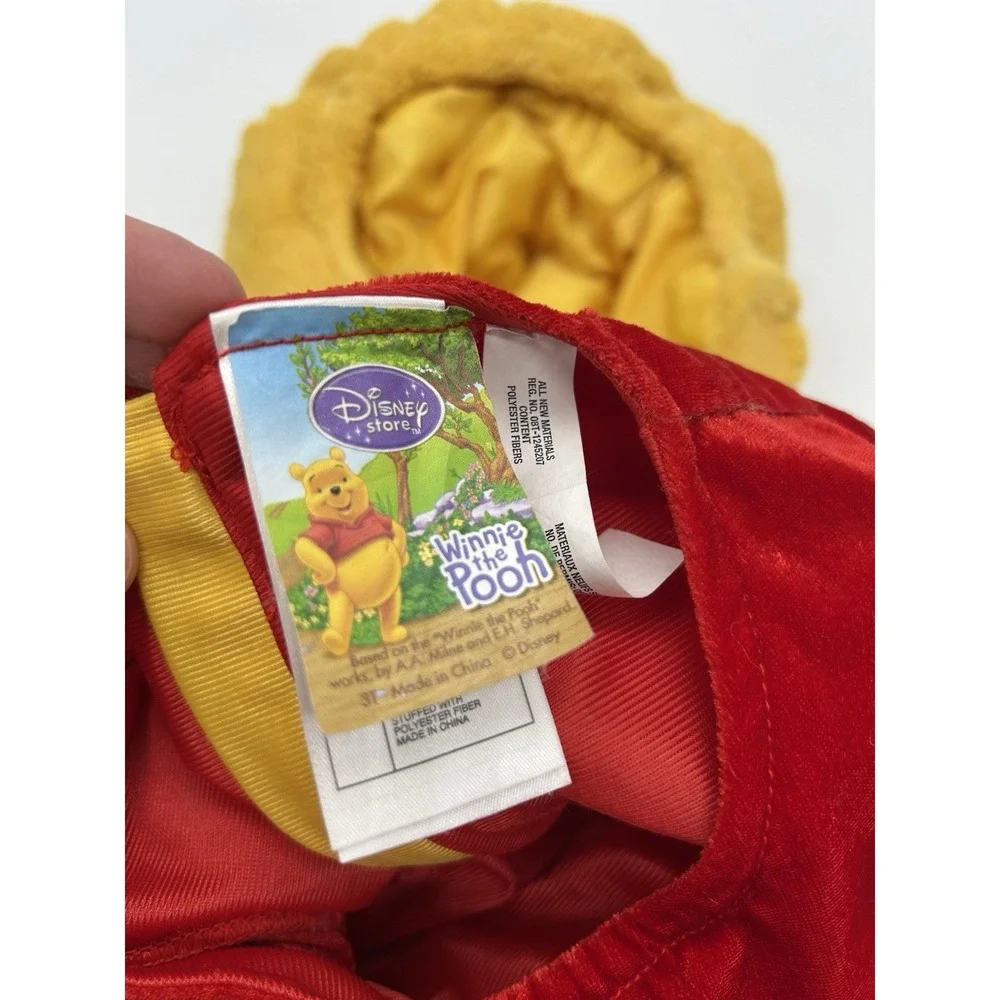 Disney Store Winnie The Pooh Deluxe Plush Baby Toddler Costume Set Size 3T